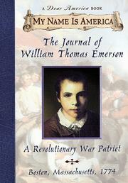 Front cover of The journal of William Thomas Emerson, a Revolutionary War patriot by Barry Denenberg