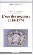 Cover of Nantes au XVIIIe siècle by Gaston Martin