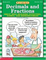 Front cover of Funtastic Math! Decimals and Fractions (Grades 4-8) by Cynthia Mitchell