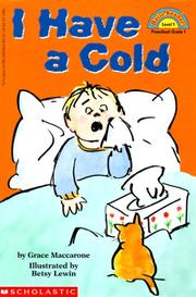 Cover of I have a cold by Grace Maccarone