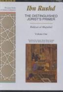 Cover of Bidāyat al-mujtahid wa-nihāyat al-muqtaṣid by Averroës