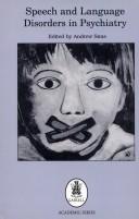 Front cover of Speech and language disorders in psychiatry by Leeds Psychopathology Symposium (5th 1993?)