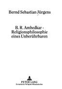 Front cover of B.R. Ambedkar by Bernd Sebastian Jürgens