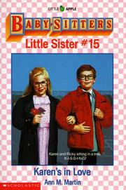 Front cover of Karen's in Love by Ann M. Martin