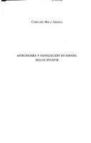 Front cover of Astronomía y navegación en España by Francisco José González González
