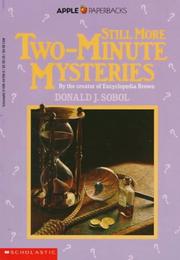 Front cover of Still More Two-Minute Mysteries by Donald J. Sobol