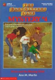 Front cover of Kristy and the missing child by Ann M. Martin