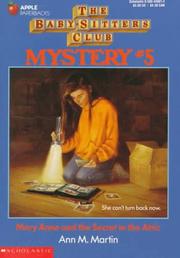 Front cover of Mary Anne and the secret in the attic by Ann M. Martin