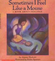 Front cover of Sometimes I feel like a mouse by Jeanne Modesitt