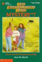 Front cover of Dawn and the disappearing dogs by Ann M. Martin
