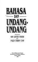 Front cover of Bahasa dan undang-undang by Safiah Karim Nik