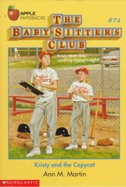 Front cover of Kristy and the copycat by Ann M. Martin
