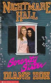 Front cover of Sorority sister by Diane Hoh