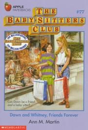 Front cover of Dawn and Whitney, Friends Forever by Ann M. Martin