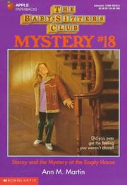 Front cover of Stacey and the Mystery at the Empty House by Ann M. Martin