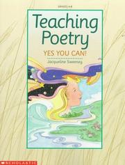 Cover of Teaching poetry by Jacqueline Sweeney