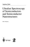 Front cover of Ultrafast spectroscopy of semiconductors and semiconductor nanostructures by Jagdeep Shah