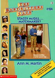 Cover of Stacey McGill Matchmaker by Ann M. Martin