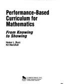 Cover of Performance-based curriculum for mathematics by Helen L. Burz