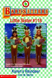 Front cover of Karen's reindeer by Ann M. Martin