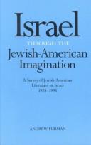 Front cover of Israel through the Jewish-American imagination by Andrew Furman