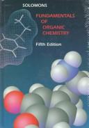 Cover of Fundamentals of organic chemistry by T. W. Graham Solomons