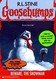 Cover of Beware, the Snowman by Robert Lawrence Stine