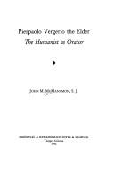 Cover of Pierpaolo Vergerio the Elder by John M. McManamon