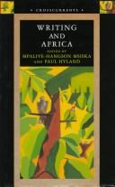 Front cover of Writing and Africa by Mpalive Msiska