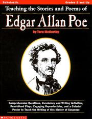 Front cover of Teaching the Stories and Poems of Edgar Allan Poe (Grades 5 and Up) by Tara McCarthy