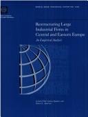 Front cover of Restructuring large industrial firms in Central and Eastern Europe by Gerhard Pohl