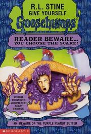 Front cover of Beware of the Purple Peanut Butter by Robert Lawrence Stine