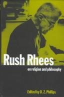 Front cover of Rush Rhees on religion and philosophy by Rush Rhees