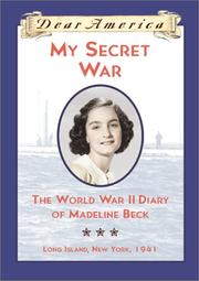 Cover of My Secret War by Mary Pope Osborne