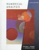 Cover of Numerical analysis by Richard L. Burden