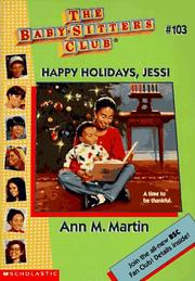 Front cover of Happy Holidays, Jessi by Ann M. Martin