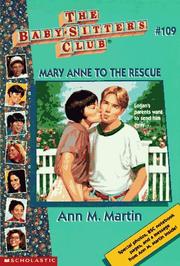 Front cover of Mary Anne to the Rescue by Ann M. Martin