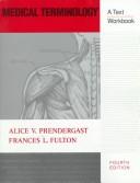 Front cover of Medical terminology by Alice Prendergast