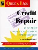 Cover of Credit repair by Robin Leonard