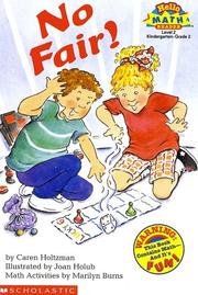 Cover of No fair! by Caren Holtzman