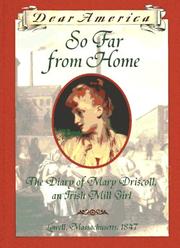 Cover of So Far From Home by Barry Denenberg