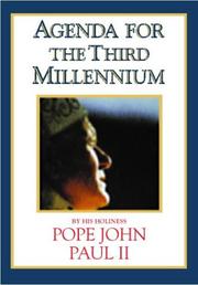 Front cover of Agenda for the Third Millennium by Pope John Paul II