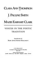 Front cover of Voices in the poetic tradition by Clara Ann Thompson