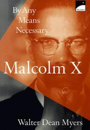 Cover of Malcolm X by Walter Dean Myers
