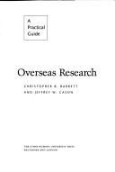 Cover of Overseas research by Christopher B. Barrett