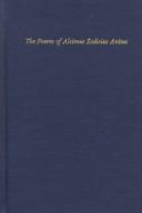 Cover of The poems of Alcimus Ecdicius Avitus by Avitus Saint, Bishop of Vienne