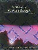 Front cover of The rhetoric of Western thought by James L. Golden