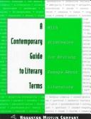 Front cover of A contemporary guide to literary terms by Edwin J. Barton