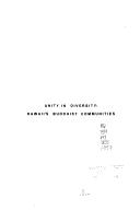 Cover of Unity in diversity by Unknown