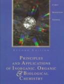 Front cover of Principles & applications of inorganic, organic & biological chemistry by Robert L. Caret